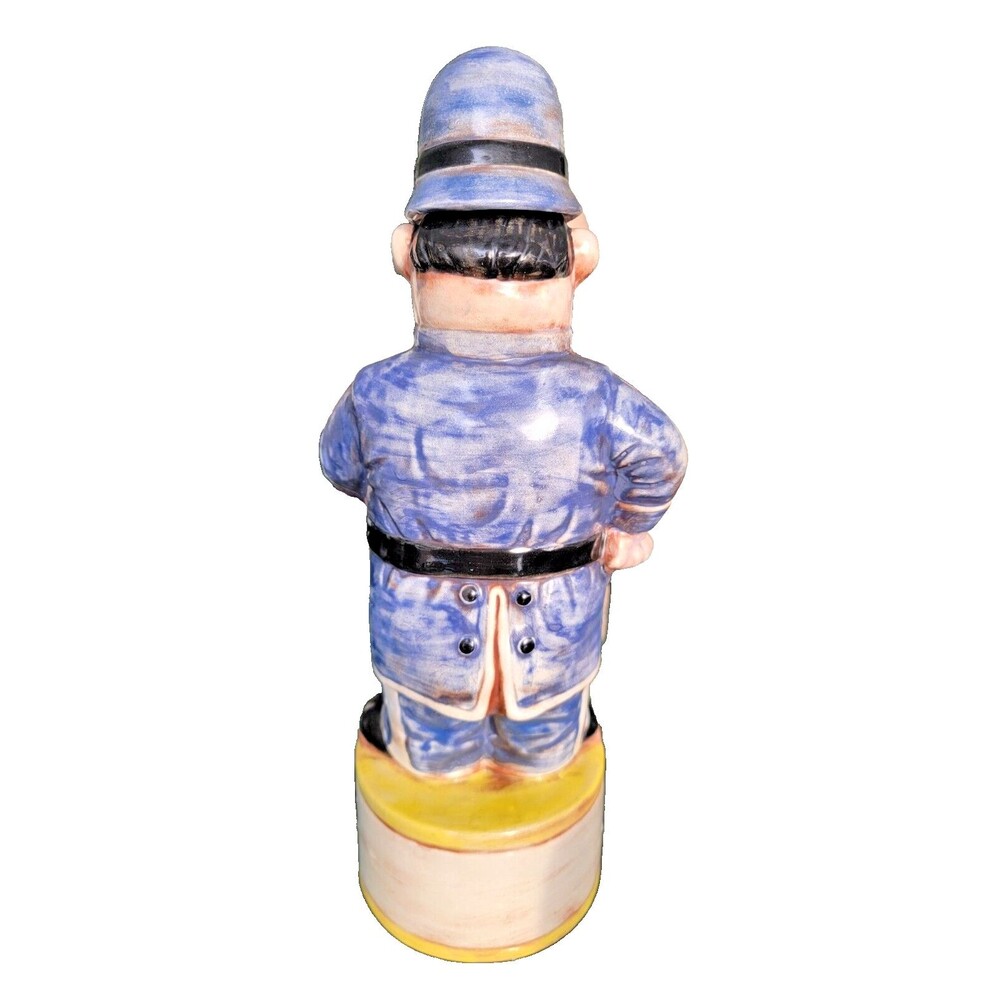 5 Vintage 1970s Alberta's Mold Hand Painted Ceramic Liquor Decanters w Lids - Picture 9 of 16
